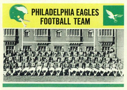 1964 Philadelphia Philadelphia Eagles Team #139 Football Card