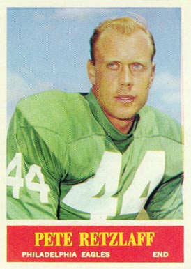 1964 Philadelphia Pete Ratzlaff #136 Football Card