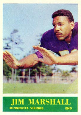 1964 Philadelphia Jim Marshall #104 Football Card