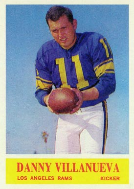 1964 Philadelphia Danny Villanueva #96 Football Card