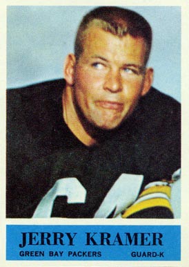 1964 Philadelphia Jerry Kramer #76 Football Card