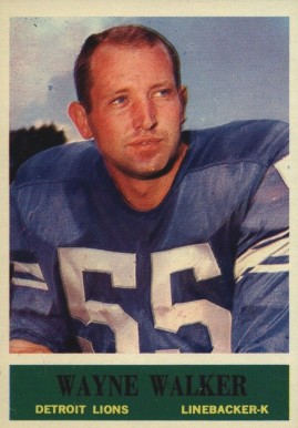 1964 Philadelphia Wayne Walker #68 Football Card