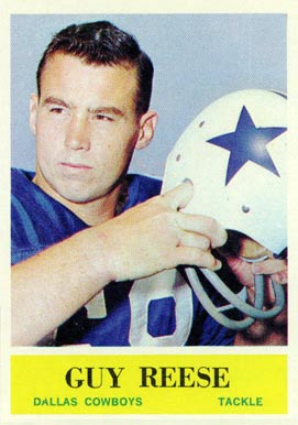 1964 Philadelphia Guy Reese #54 Football Card