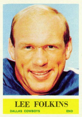 1964 Philadelphia Lee Folkins #46 Football Card