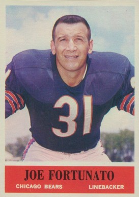1964 Philadelphia Joe Fortunato #18 Football Card