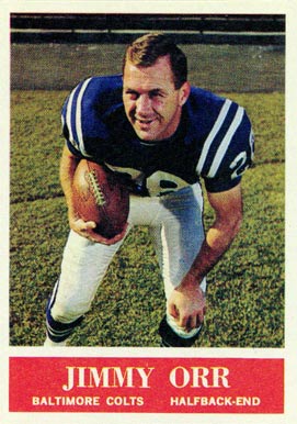 1964 Philadelphia Jimmy Orr #7 Football Card