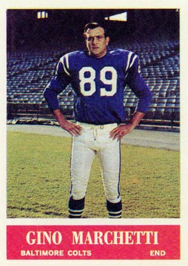 1964 Philadelphia Gino Marchetti #4 Football Card