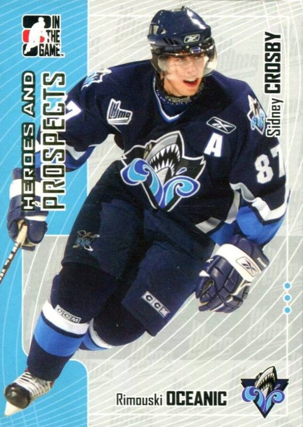 2005 In the Game Heroes & Prospects Sidney Crosby #105 Hockey Card