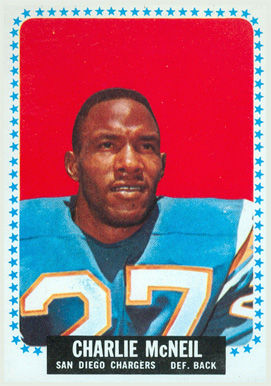 1964 Topps Charles McNeil #166 Football Card