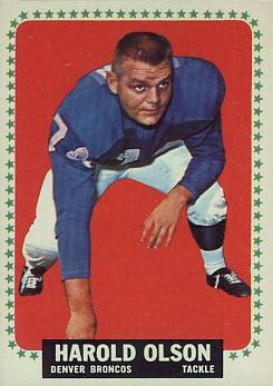 1964 Topps Harold Olson #58 Football Card