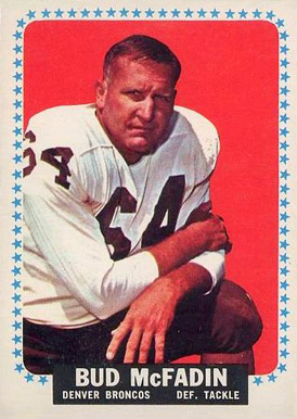 1964 Topps Bud McFadin #53 Football Card