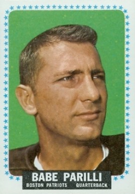 1964 Topps Babe Parilli #17 Football Card