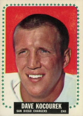1964 Topps Dave Kocourek #162 Football Card