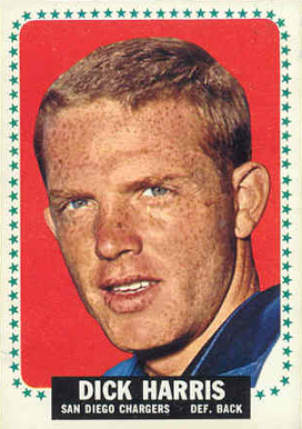 1964 Topps Dick Harris #160 Football Card