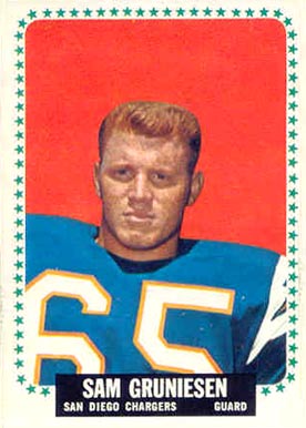 1964 Topps Sam Grunsiesen #158 Football Card
