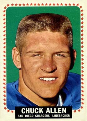 1964 Topps Chuck Allen #154 Football Card