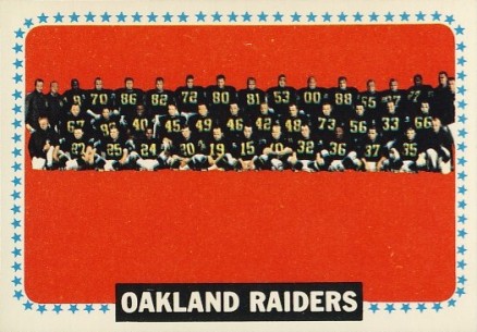 1964 Topps Oakland Raiders #153 Football Card