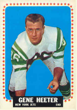 1964 Topps Gene Heeter #115 Football Card