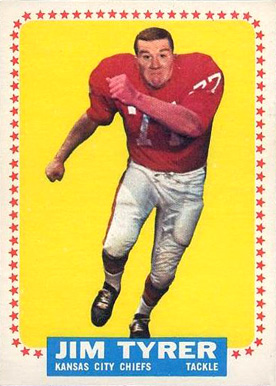 1964 Topps Jim Tyrer #108 Football Card
