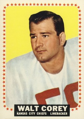 1964 Topps Walt Corey #95 Football Card