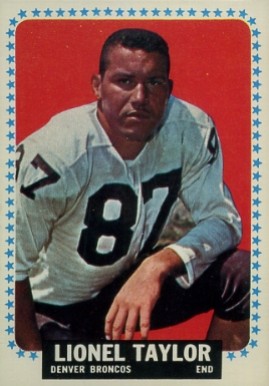 1964 Topps Lionel Taylor #64 Football Card