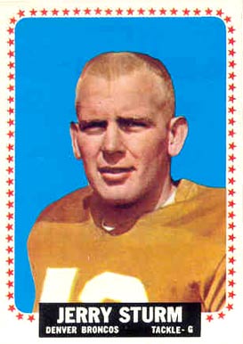 1964 Topps Jerry Strum #63 Football Card