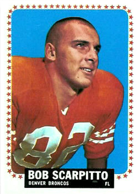 1964 Topps Bob Scarpitto #59 Football Card