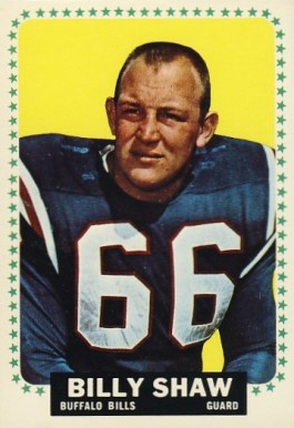 1964 Topps Billy Shaw #38 Football Card