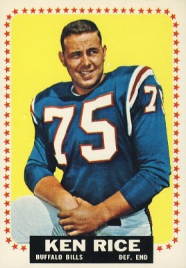 1964 Topps Ken Rice #34 Football Card