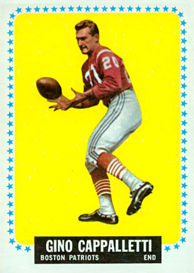 1964 Topps Gino Cappelletti #5 Football Card