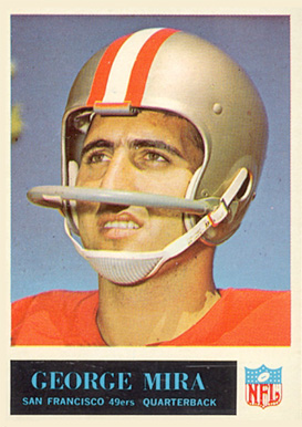 1965 Philadelphia George Mira #179 Football Card