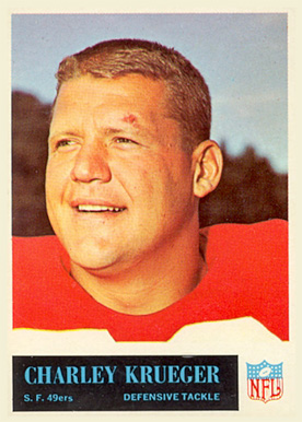 1965 Philadelphia Charlie Krueger #177 Football Card