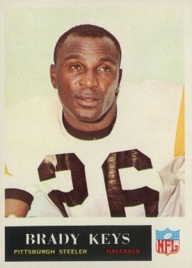 1965 Philadelphia Brady Keys #148 Football Card