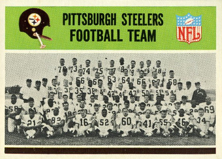 1965 Philadelphia Pittsburgh Steelers Team #141 Football Card