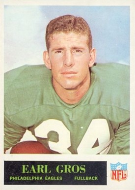 1965 Philadelphia Earl Gros #133 Football Card