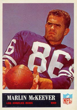 1965 Philadelphia Marlin McKeveer #91 Football Card