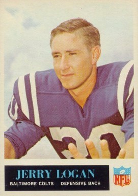 1965 Philadelphia Jerry Logan #5 Football Card
