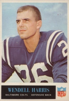 1965 Philadelphia Wendell Harris #4 Football Card