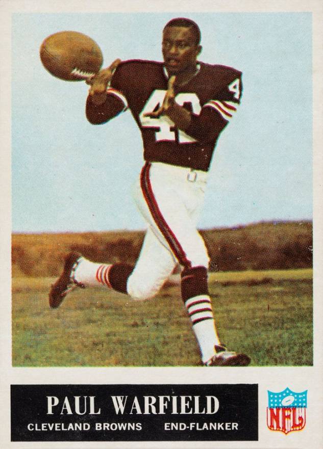 1965 Philadelphia Paul Warfield #41 Football Card