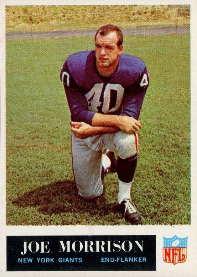 1965 Philadelphia Joe Morrison #120 Football Card