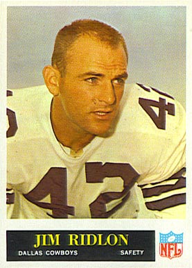 1965 Philadelphia Jim Ridlon #54 Football Card