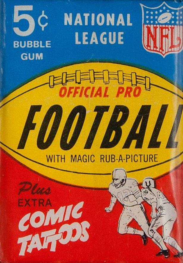 1965 Philadelphia Wax Pack #WP Football Card