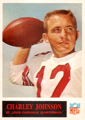 1965 Philadelphia Charley Johnson #163 Football Card