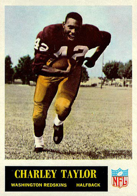 1965 Philadelphia Charley Taylor #195 Football Card