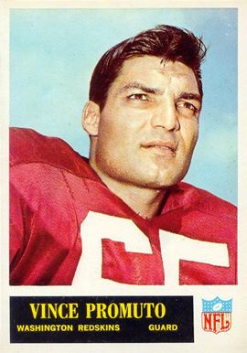 1965 Philadelphia Vince Promuto #194 Football Card