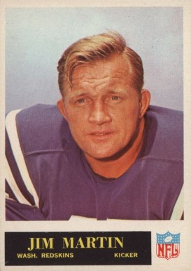 1965 Philadelphia Jim Martin #190 Football Card