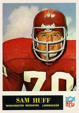 1965 Philadelphia Sam Huff #187 Football Card