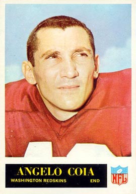 1965 Philadelphia Angelo Coia #186 Football Card