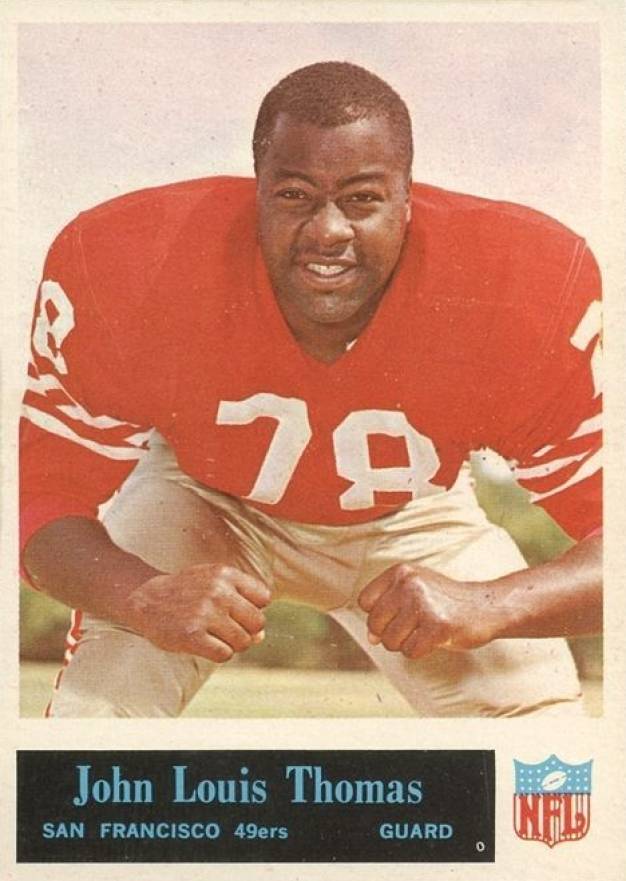 1965 Philadelphia John Thomas #181 Football Card