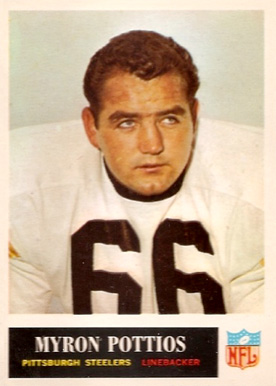 1965 Philadelphia Myron Pottios #152 Football Card